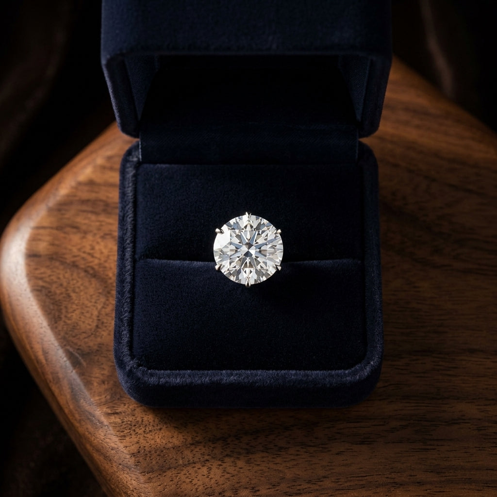 14k Yellow Gold 6-prong Round Brilliant Diamond Stud Earrings (2.09 Ct. T.w., Vs1-vs2 Clarity, H-i Color) — gift presentation