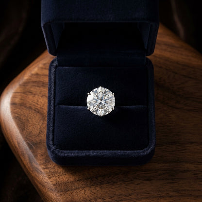 14k Yellow Gold 6-prong Round Brilliant Diamond Stud Earrings (2.09 Ct. T.w., Vs1-vs2 Clarity, H-i Color) — gift presentation