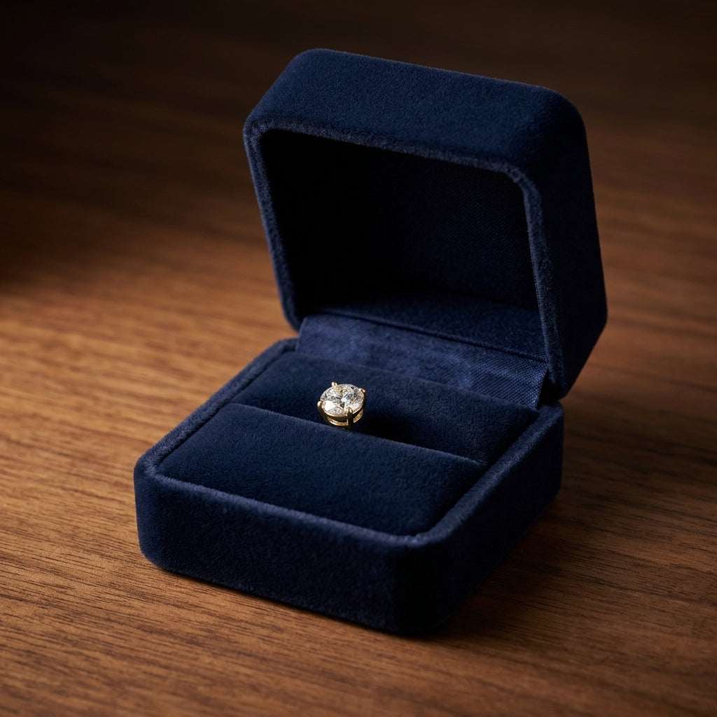 14k Yellow Gold Bezel Set Round Brilliant Diamond Stud Earrings (0.75 Ct. T.w., Si1-si2 Clarity, J-k Color) — gift presentation