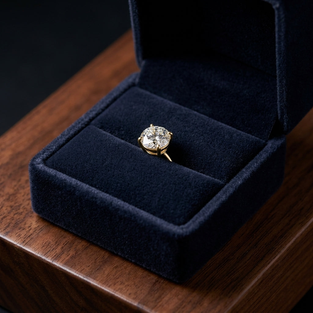14k Yellow Gold 8-prong Round Brilliant Diamond Stud Earrings (0.75 Ct. T.w., Vs1-vs2 Clarity, H-i Color) — gift presentation