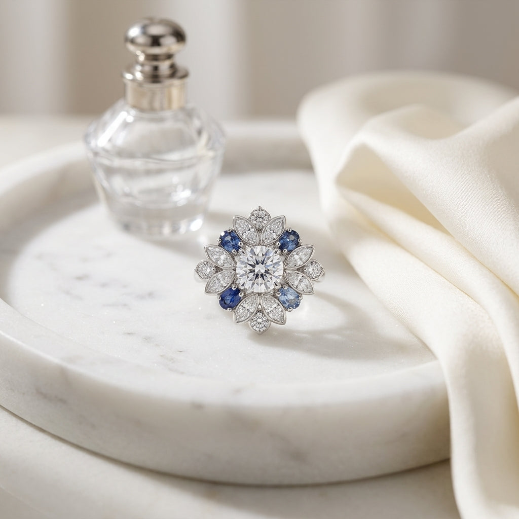 Platinum Bezel Set Round Brilliant Diamond Stud Earrings (0.75 Ct. T.w., Vs1-vs2 Clarity, H-i Color) — atelier still life