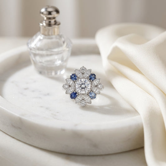Platinum Bezel Set Round Brilliant Diamond Stud Earrings (0.75 Ct. T.w., Vs1-vs2 Clarity, H-i Color) — atelier still life