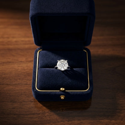 Platinum 8-prong Round Brilliant Diamond Stud Earrings (0.75 Ct. T.w., Vs1-vs2 Clarity, H-i Color) — gift presentation