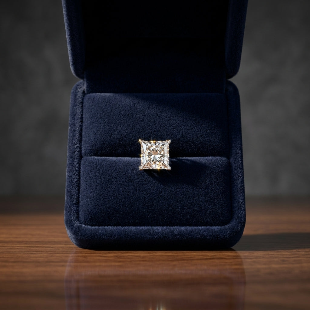 Platinum 8-prong Round Brilliant Diamond Stud Earrings (1 Ct. T.w., Si1-si2 Clarity, H-i Color) — gift presentation