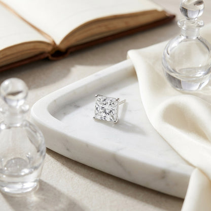 Platinum 8-prong Round Brilliant Diamond Stud Earrings (1.48 Ct. T.w., Vs1-vs2 Clarity, H-i Color) — atelier still life
