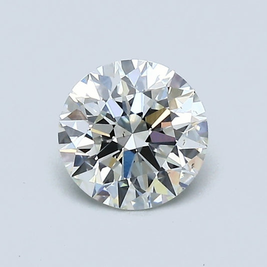 0.71 Carat Round Diamond, I Color, VS2 Clarity