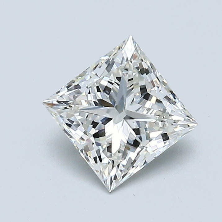 1.00 Carat Princess Diamond, H Color, VS1 Clarity, GIA Certified