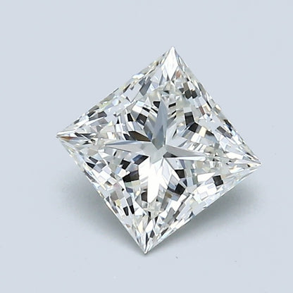 1.00 Carat Princess Diamond, H Color, VS1 Clarity, GIA Certified