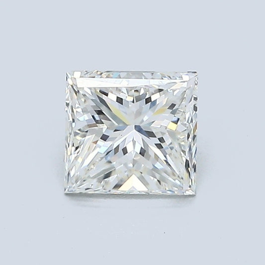 1.00 Carat Princess Diamond, H Color, VS1 Clarity, GIA Certified