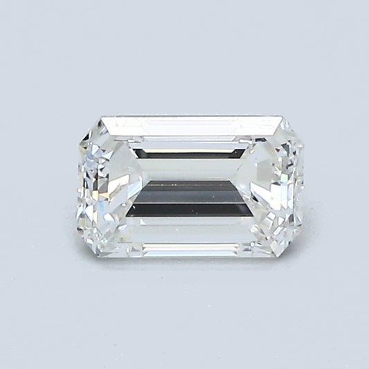 0.70 Carat Emerald Diamond, H Color, VS1 Clarity, GIA Certified