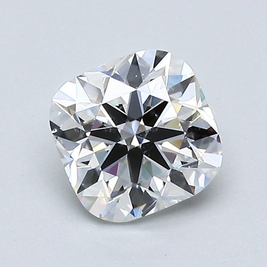 1.06 Carat Cushion Modified Brilliant Diamond, G Color, SI1 Clarity, GIA Certified