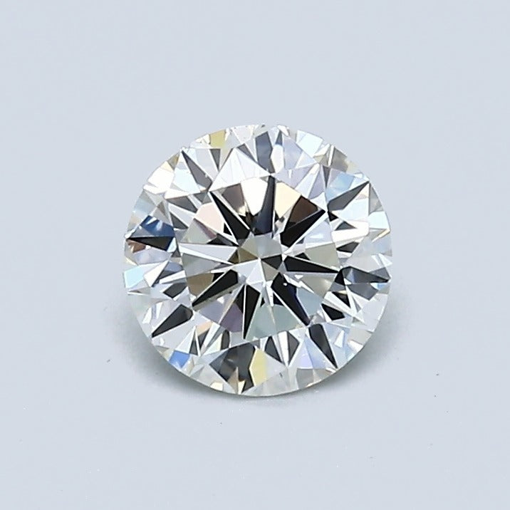 0.71 Carat Round Diamond, I Color, VS2 Clarity