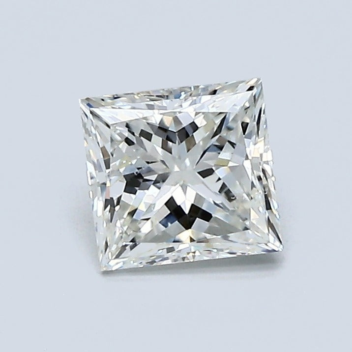 1.00 Carat Princess Diamond, I Color, SI1 Clarity, GIA Certified
