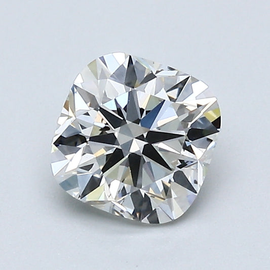 1.05 Carat Cushion Modified Brilliant Diamond, H Color, SI2 Clarity, GIA Certified