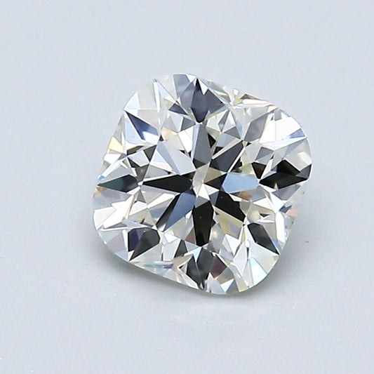 0.93 Carat Cushion Modified Brilliant Diamond, J Color, VS1 Clarity, GIA Certified