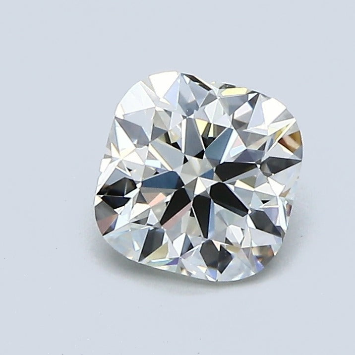 1.01 Carat Cushion Modified Brilliant Diamond, K Color, VVS2 Clarity, GIA Certified