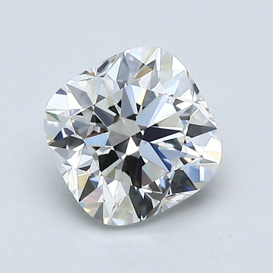 1.09 Carat Cushion Modified Brilliant Diamond, H Color, VVS1 Clarity, GIA Certified