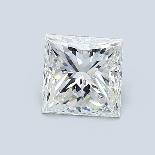 1.00 Carat Princess Diamond, H Color, VVS2 Clarity, GIA Certified