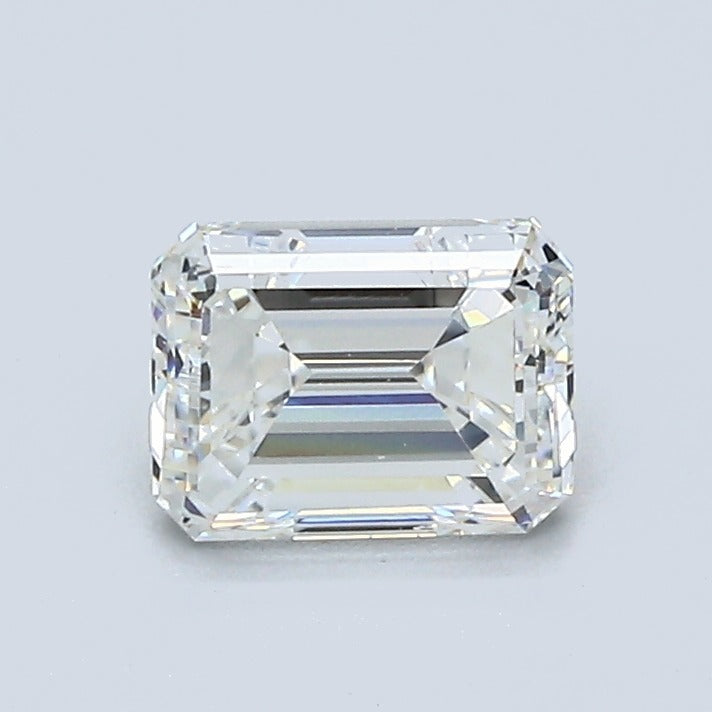 1.00 Carat Emerald Diamond, H Color, VS2 Clarity, GIA Certified
