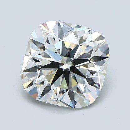 1.50 Carat Cushion Modified Brilliant Diamond, J Color, VS1 Clarity, GIA Certified