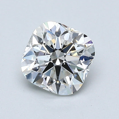 0.95 Carat Cushion Modified Brilliant Diamond, G Color, SI1 Clarity, GIA Certified