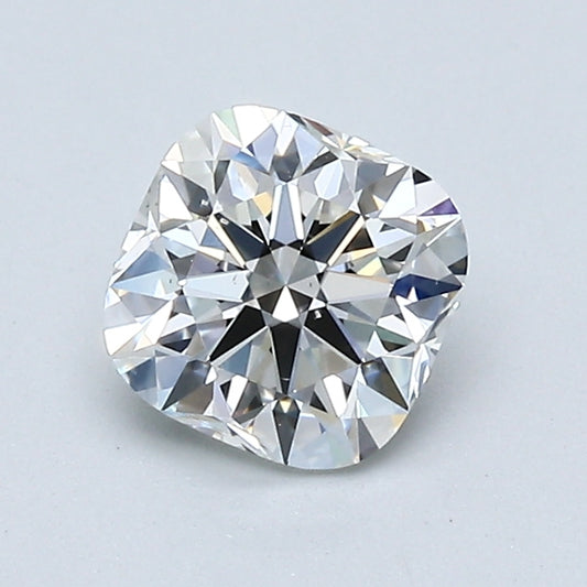 0.95 Carat Cushion Modified Brilliant Diamond, G Color, SI1 Clarity, GIA Certified