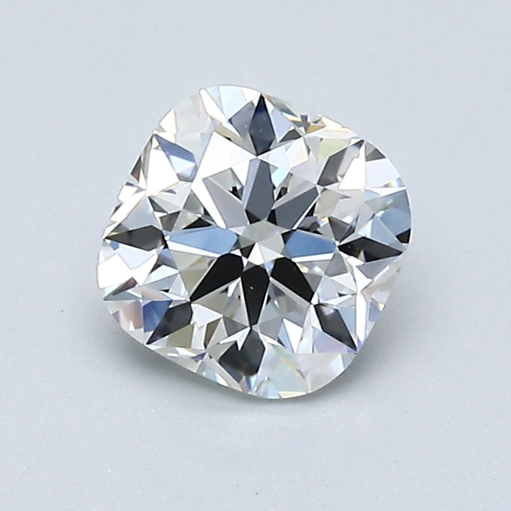0.90 Carat Cushion Modified Brilliant Diamond, F Color, VS1 Clarity, GIA Certified