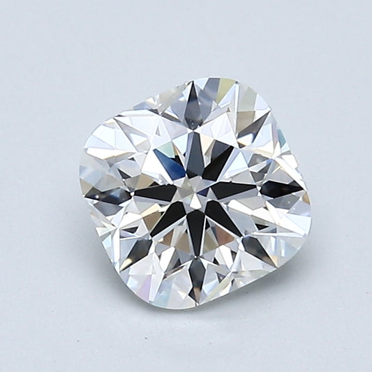 1.10 Carat Cushion Modified Brilliant Diamond, F Color, VS1 Clarity, GIA Certified