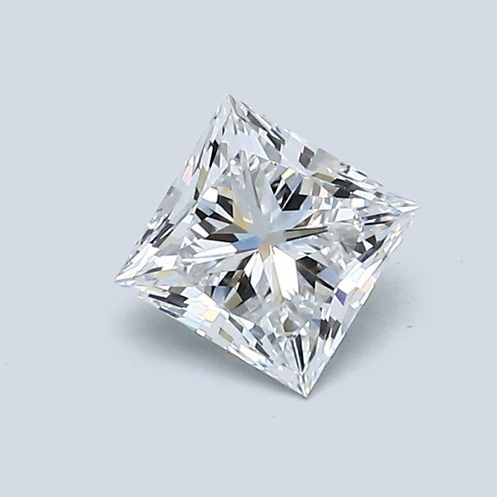 0.74 Carat Princess Diamond, D Color, VS1 Clarity, GIA Certified