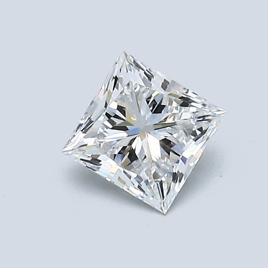 0.74 Carat Princess Diamond, D Color, VS1 Clarity, GIA Certified