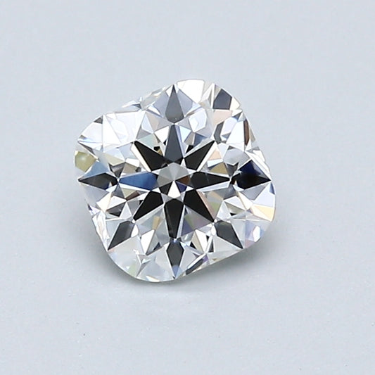 0.62 Carat Cushion Modified Brilliant Diamond, F Color, SI1 Clarity, GIA Certified