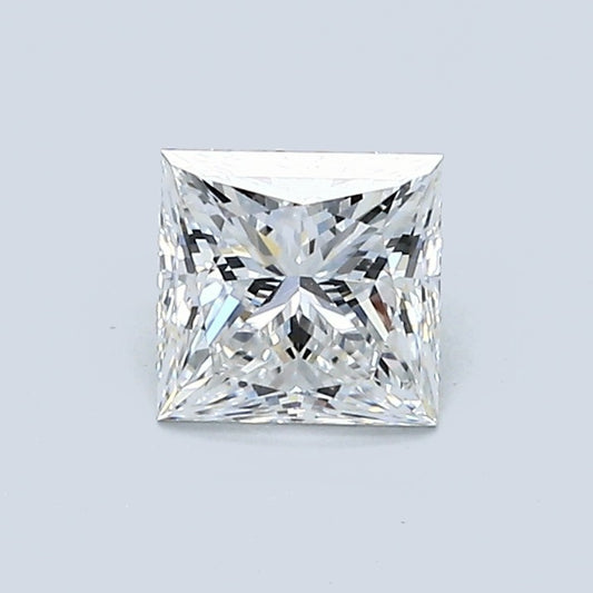 0.79 Carat Princess Diamond, F Color, VS1 Clarity, GIA Certified