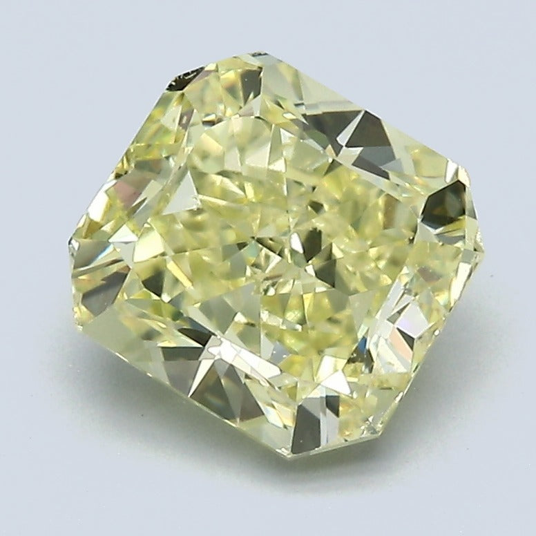 2.29 Carat Radiant Fancy Intense Yellow Diamond, VS2 Clarity, GIA Certified