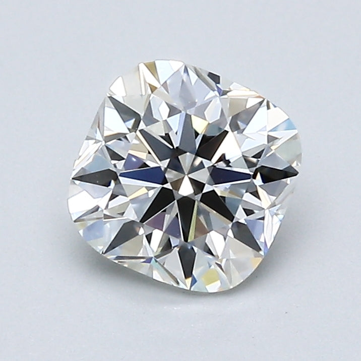 1.08 Carat Cushion Modified Brilliant Diamond, H Color, VVS1 Clarity, GIA Certified
