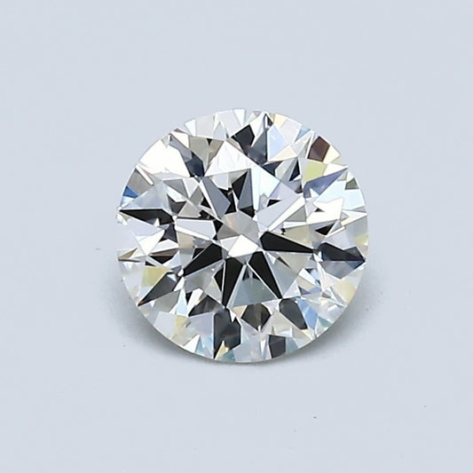 0.70 Carat Round Diamond, I Color, VS2 Clarity