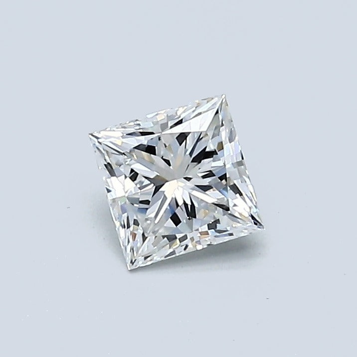 0.52 Carat Princess Diamond, E Color, VS2 Clarity, GIA Certified