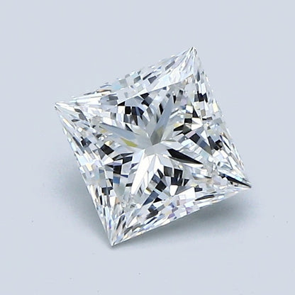 1.01 Carat Princess Diamond, E Color, VS1 Clarity, GIA Certified