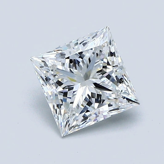 1.01 Carat Princess Diamond, E Color, VS1 Clarity, GIA Certified