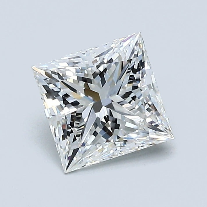 1.02 Carat Princess Diamond, F Color, VVS2 Clarity, GIA Certified