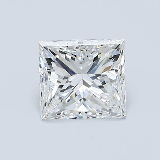 1.00 Carat Princess Diamond, F Color, VVS2 Clarity, GIA Certified