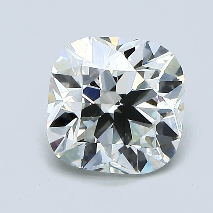 1.50 Carat Cushion Modified Brilliant Diamond, J Color, VS2 Clarity, GIA Certified
