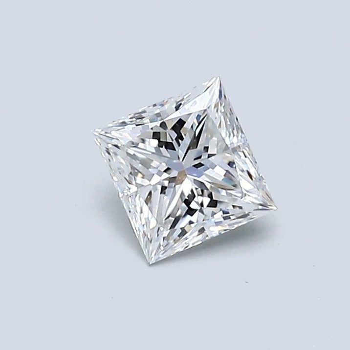 0.51 Carat Princess Diamond, D Color, VS1 Clarity, GIA Certified