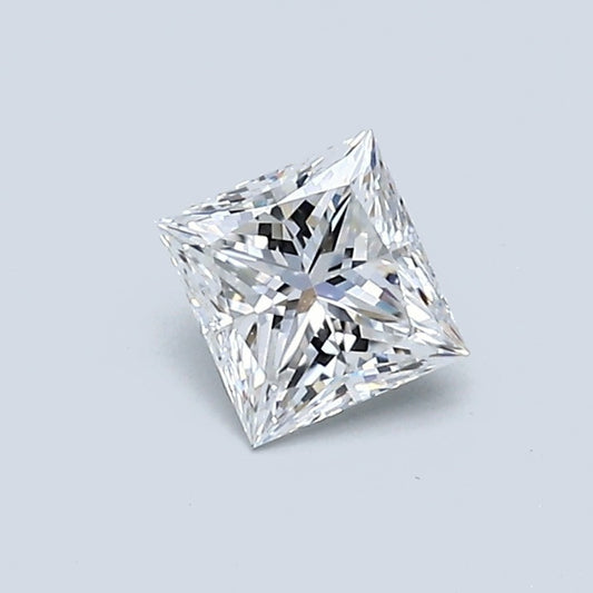 0.51 Carat Princess Diamond, D Color, VS1 Clarity, GIA Certified