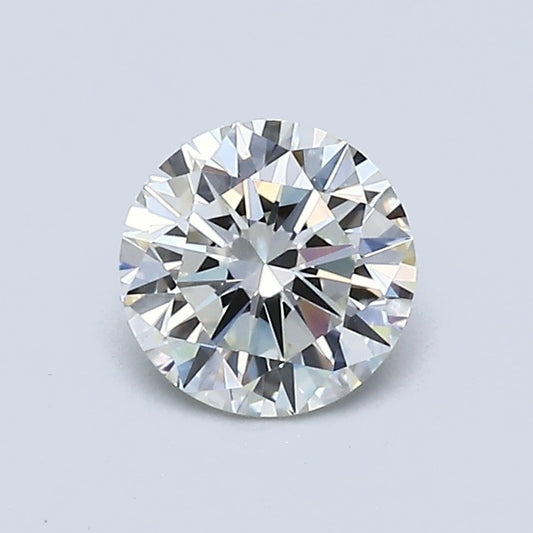 0.70 Carat Round Diamond, I Color, VVS2 Clarity, GIA Certified