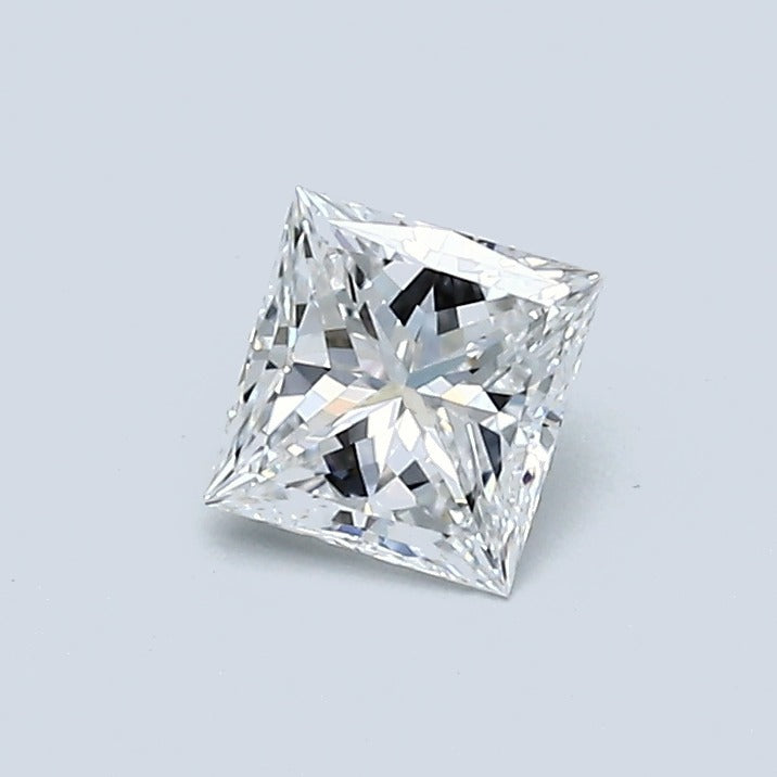 0.52 Carat Princess Diamond, D Color, VS1 Clarity, GIA Certified