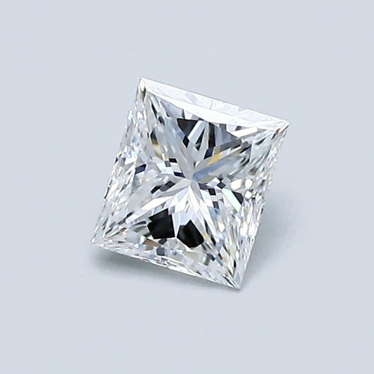 0.62 Carat Princess Diamond, D Color, VVS2 Clarity, GIA Certified
