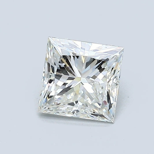 1.00 Carat Princess Diamond, J Color, VS2 Clarity, GIA Certified