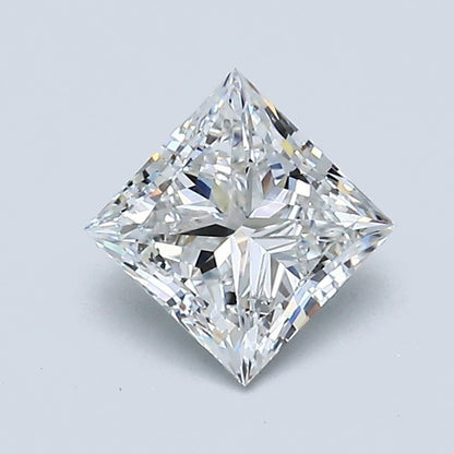 1.00 Carat Princess Diamond, F Color, VS2 Clarity, GIA Certified