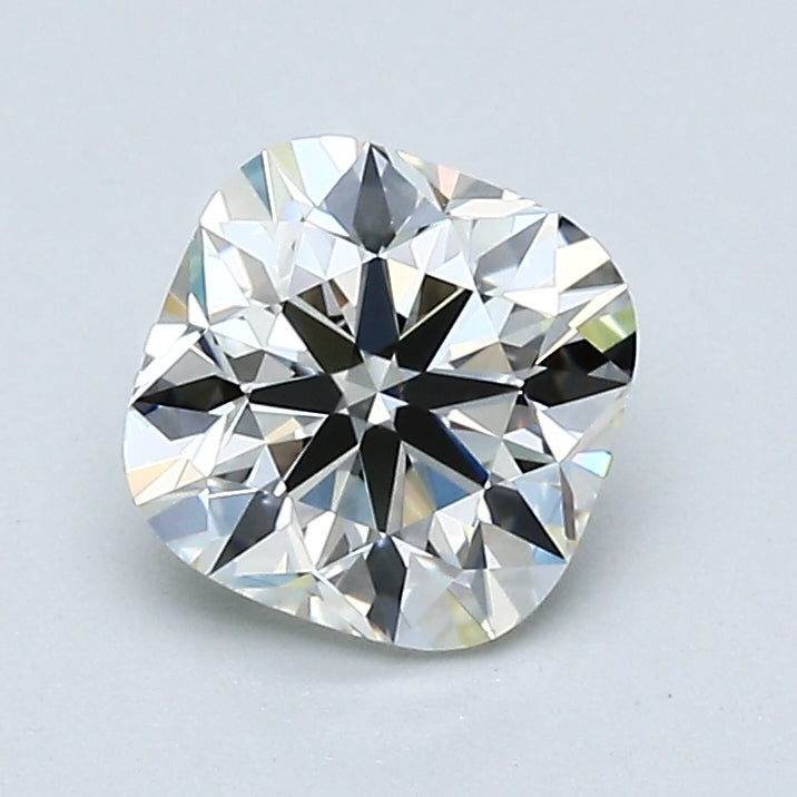 1.08 Carat Cushion Modified Brilliant Diamond, K Color, VVS2 Clarity, GIA Certified