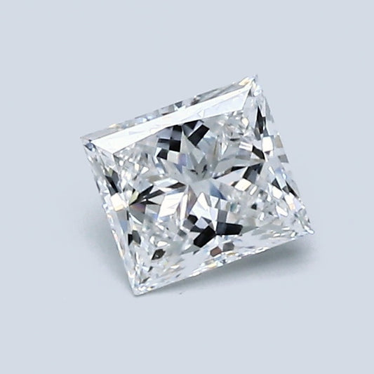 0.71 Carat Princess Diamond, E Color, SI2 Clarity, GIA Certified